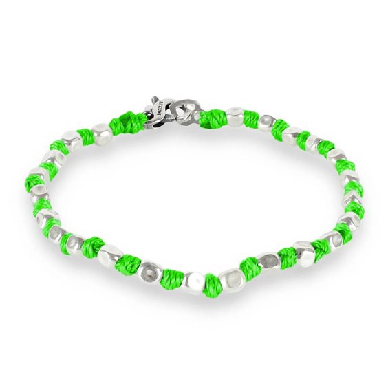 Armband Spadarella Spadini in Silber SPBR294-17.5 VERDE FLUO - SPBR294-17.5 VERDE FLUO